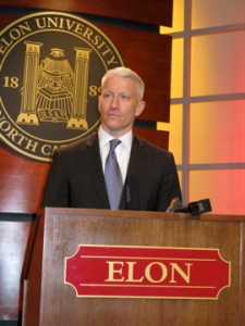 Anderson Cooper visited Elon April 7